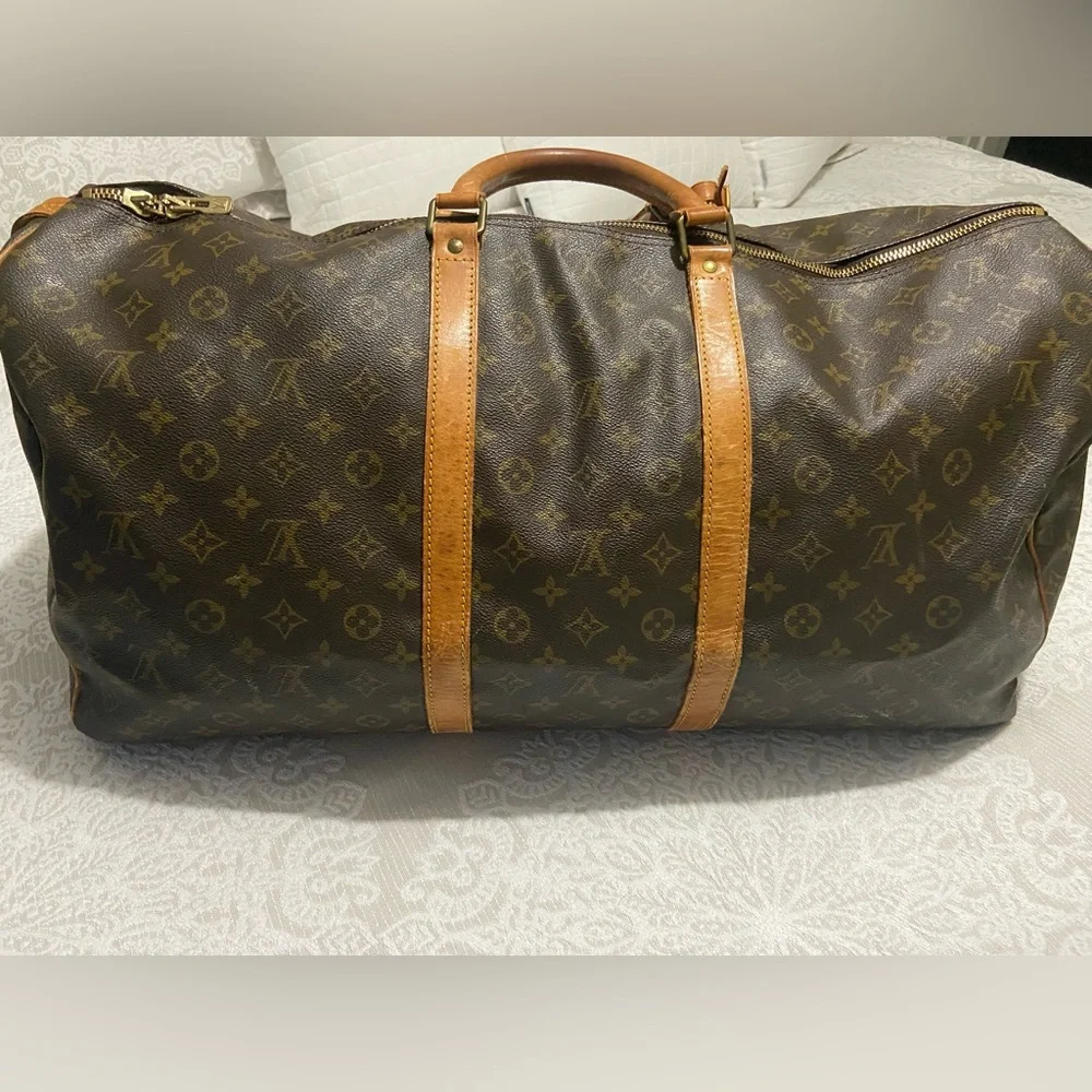 Authentic vintage Louis Vitton Monogram Keepall Bandolier 50 - Picture 3 of 11